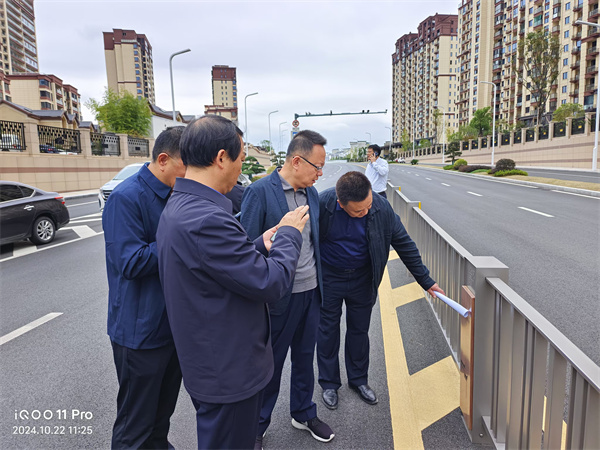 10月22日，洪董陪同汪凱書記一行到新安路調(diào)研.jpg