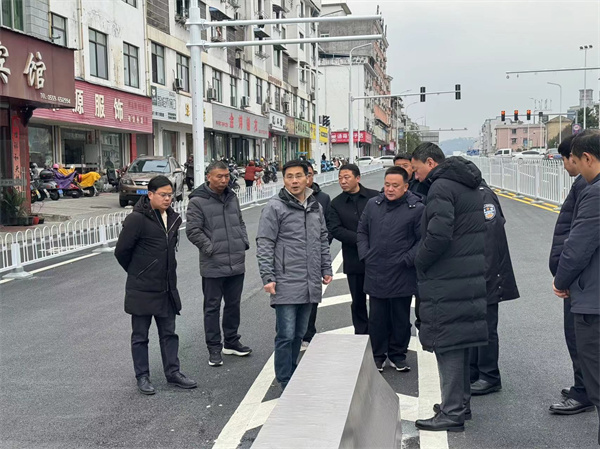 1月21日，洪董，張總陪同王奇勇縣長(zhǎng)一行調(diào)研新安路跨鐵路橋.jpg